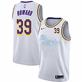 Lakers 39 Dwight Howard White 2020-2021 New City Edition Nike Swingman Jersey Dyin,baseball caps,new era cap wholesale,wholesale hats